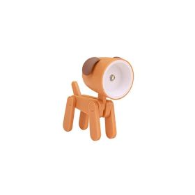 Cute Pet Mini Night Light Mini Desktop Night Light Sleep Ambience Light (Option: Puppy Coffee With Battery)