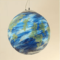 Nordic Industrial Style Moon Lamp Chandelier (Option: Earth-30cm)