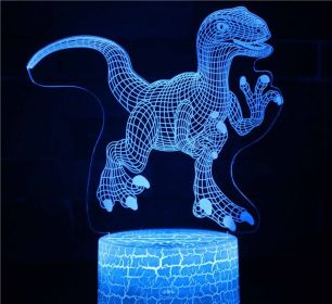 Dinosaur Touch Seven-color Night Light (Option: touch-KX23)