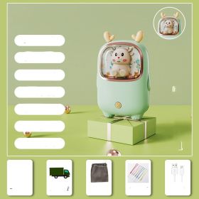 Two-in-one Baby Warm Night Light (Color: Green)