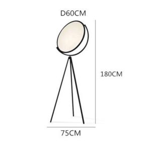 Nordic Post-modern Simple Living Room Bedroom Decoration Tripod Floor Lamp (Option: Large 37W-US)