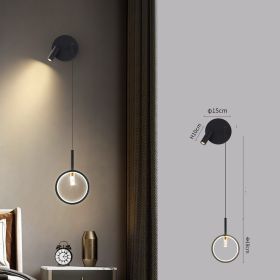 Living Room Sofa Background Wall With Spotlights (Option: Style8)