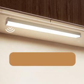 Led Intelligent Human Body Induction Wireless Magnetic Suction Long Strip Small Night Light Rechargeable Type (Option: 50cm white light-USB)