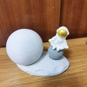 Astronauts Nordic Creativity Of Lunar Nightlight (Option: Gold-Bicolor)