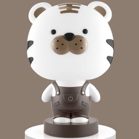3-speed Touch Dimming USB Night Light (Option: Tiger touch desk lampcoffee-18x15x32.5 cm)