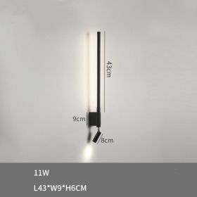 Living Room Sofa Background Wall With Spotlights (Option: Style20)