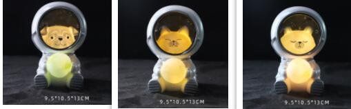 Starry sky animal atmosphere night light (Option: Set-All)
