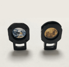 2 In 1 Star Projector Earth And Moon Projection Lamp 360 Rotating Bracket USB Led Night Light For Bedroom Decoration (Option: Moon chip-USB)