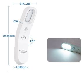 Light control night light USB human body induction night light (Option: White-White light)