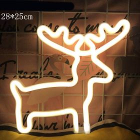Decorative neon lights at night (Option: 10 Style)