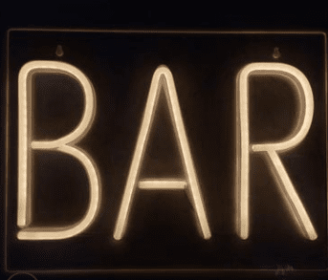 LED Neon Light, Acrylic Back Panel, Room Decoration Night Light (Option: Bar-USB)