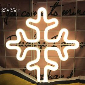 Decorative neon lights at night (Option: 6 Style)