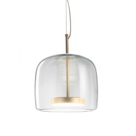 Simple Living Room Bedroom Head Glass Chandelier (Option: A Transparent)