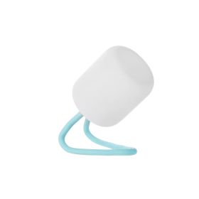 Camping Outdoor Emergency Multifunctional Silicone Night Light (Option: Blue White Silicone-98x88x88mm-USB)