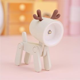 Decorative Ornaments Of Led Cute Night Light (Option: Beige-Deer deer-0.06W)