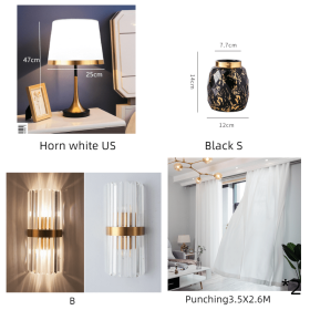 Bedroom Creative Simple Touch Night Light Table Lamp (Option: Set B-US)