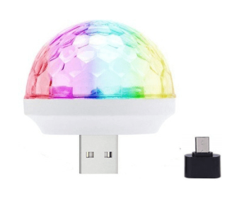 Light Stage Effect USB 5V Disco Ball DJ Party Holiday Lighting Christmas Projector (Option: USB+Android adaptor)