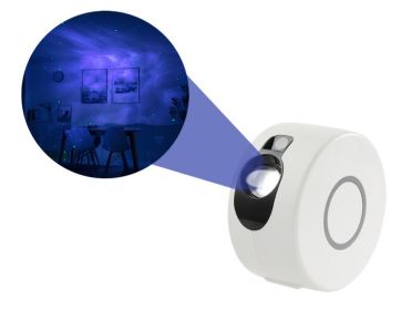 Galaxy Starry Sky Projector Rotating (Option: White-AU)