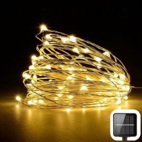 100 200led solar copper wire string light (Option: 16Style)