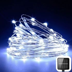 100 200led solar copper wire string light (Option: 17Style)