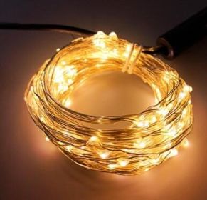 Copper wire string lights (Option: Warm White-EU)