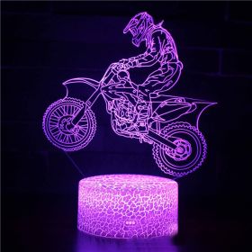 Motorcycle night light (Option: B-White 7 colors)