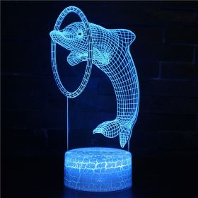 Dolphin series small night lights (Option: 565 style-16 crack)