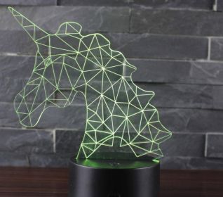 3D Creative  Series Night Light (Option: B-Black-2)