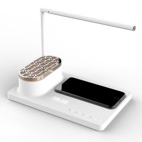Wireless bluetooth sound desk lamp (Option: White-AU)