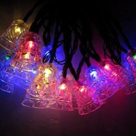 4 meters 20 light bells solar light string (Option: Colour-4m 20lights)
