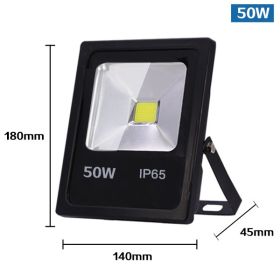 Waterproof Outdoor Lamp Outdoor Project Project Light (Option: White light-50W)