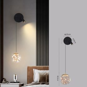Living Room Sofa Background Wall With Spotlights (Option: Style9)