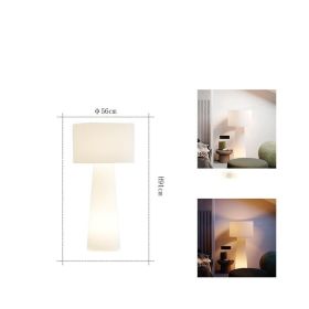 Floor Lamp Living Room Bedroom Study Art Large Decoration Fabric Lighting (Option: 56x120CM-220V US)