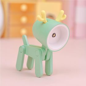 Decorative Ornaments Of Led Cute Night Light (Option: Green-Deer deer-0.06W)