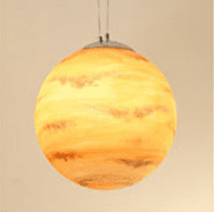 Nordic Industrial Style Moon Lamp Chandelier (Option: Venus-20cm)