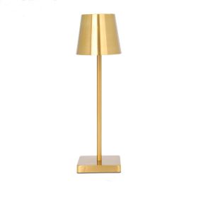 Simple Retro Creative Eye Protection Night Light Touch Wireless Charging (Option: Gold-Style B)