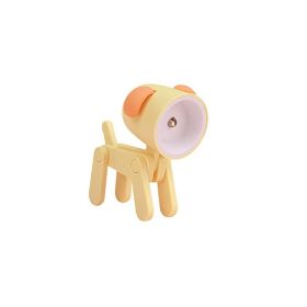 Cute Pet Mini Night Light Mini Desktop Night Light Sleep Ambience Light (Option: Puppy Yellow With Battery)