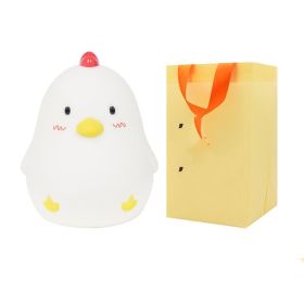 Silicone Toy Touch Night Light (Option: Early Rise ChickenGift Bag-USB)