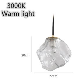 Minimalist Art Ice Cube Restaurant Chandelier Personality Creative (Option: 11 Style)
