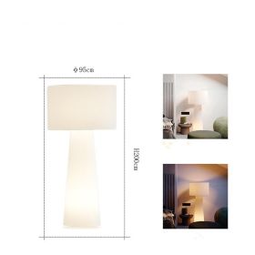 Floor Lamp Living Room Bedroom Study Art Large Decoration Fabric Lighting (Option: 95x200CM-220V US)