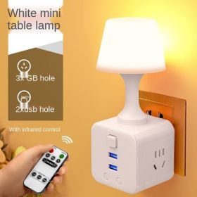 Remote Control Luminous Night Light (Option: White-CN)