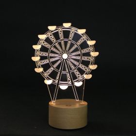 Beech Creativity 3D Nightlight Corporation (Option: Ferris wheel-2W)