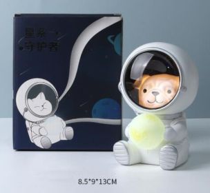 Starry sky animal atmosphere night light (Option: Puppy-USB)