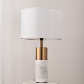 Postmodern Decorative Luxury Marble Table Lamp (Option: Jazz white marble-US)