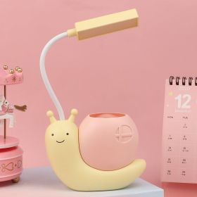 Learn Led Eye Protection Desk Lamp Creative Dormitory Students (Option: Yellow-USB)