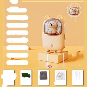 Two-in-one Baby Warm Night Light (Color: Brown)