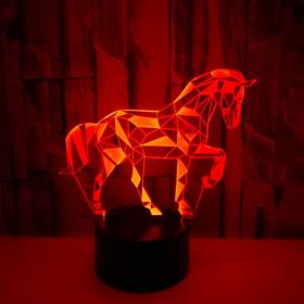 3D Jigsaw Zebra Night Light (Option: Black seat-Touch)