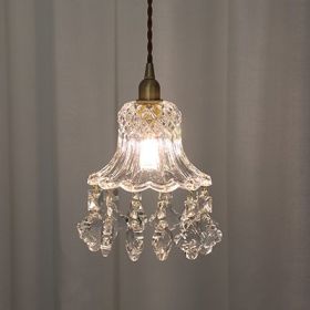 French All-brass Vintage Crystal Pastoral Bedroom Headboard (Option: French Style6)