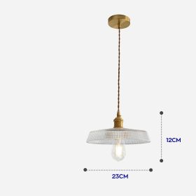 Luxury Lamp All Copper Chandelier Table Bedside Bedroom (Option: 9077E)
