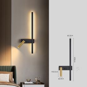 Living Room Sofa Background Wall With Spotlights (Option: Style18)
